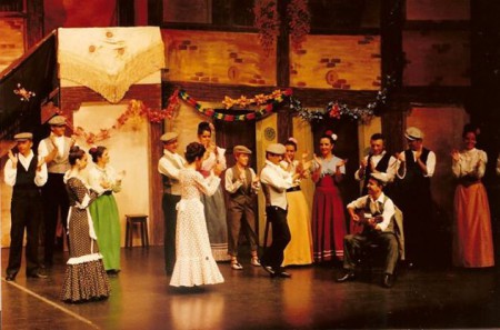 Mi primer debut (oficial) en el Teatro Fernán Gómez-Centro Cultural de la Villa de Madrid, con "chupitos" de La Revoltosa. Agosto 1993